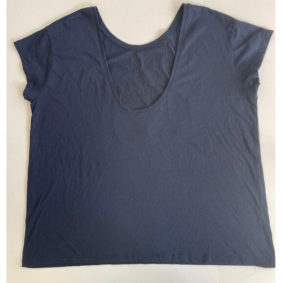 VICTORIA SECRET SPORT T-SHIRT GOLD QUEEN CROWN GRAPHIC BLUE SZ XL ATHLEISURE - Picture 8 of 10